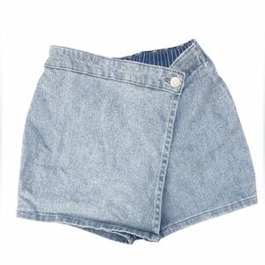 Girls Blue Denim Skort Size 7/8